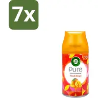 Air Wick – Luchtverfrisser Navulling – Island Mango – 250 ml - Bulkverpakking - 7 stuks