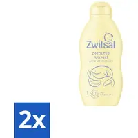 Zwitsal Zeepvrije Wasgel 200 ml - Voordeelverpakking - 2 stuks