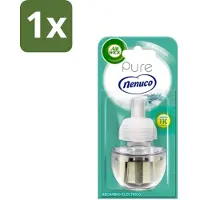 Air Wick 1 x - Luchtverfrisser Navulling - Pure Nenuco - Elektrische Geurverspreider - 19 ml - Nenuco Geur - Luchtverfrisser - Elektrische Geurverspreider - Navulling - Essentiële Oliën
