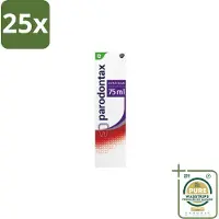Parodontax 25 x – Tandpasta – Ultra Clean – 75 ml - Grootverpakking - Tandpasta - Tandplak - Tandvlees - Bloedend Tandvlees - Fluoride
