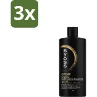 Syoss Oleo Shampoo 440 ml - Bulkverpakking - 3 stuks