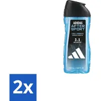 Adidas Shower Gel After Sport 250 ml - Voordeelverpakking - 2 stuks