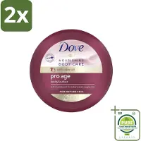 Dove – Bodycrème – Pro Age – 250 ml - Voordeelverpakking - 2 stuks - Huidverzorging - Anti-ouderdom