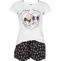 Hello Kitty - Anime Pyjama - and Friends - Kuromi - S tot 3XL - voor Vrouwen - meerkleurig - Maat S