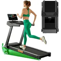 Robore L20 loopband, 3,5 pk borstelloze motor, 15% verstelbare helling, snelheid 14 km/u, maximaal draagvermogen 180 kg, loopband 40 × 107 cm, led-display en handrails met hartslagmeter