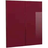 Vicco R-Line Keukenfront – 59.2 x 59 cm meubelfront voor de hangkast Rode hoogglans