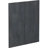 Vicco R-Line Keukenfront – 59.2 x 71.3 cm meubelfront voor de onderkast Zwart beton