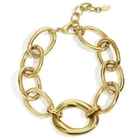 Yehwang - Armband - Schakel - Grof geschakeld - Casual - Stainless Steel - Goud