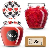 Kadax Amphora Pot Ø82 510ml + Deksel Ø82