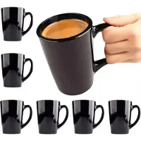 Luminarc New Morning Mokken Zwart 320ml - Set van 6