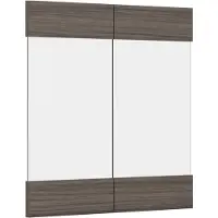 Vicco R-Line Keukenfront – 59.2 x 59 cm meubelfront voor de glazen hangkast Edel grijs