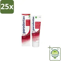 Parodontax 25 x - Tandpasta - Original - 75ml - Grootverpakking - Tandpasta - Bloedend Tandvlees - Tandplak - Tandvleesproblemen - Fluoride