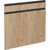 Vicco R-Line Keukenfront – 79.2 x 70.8 cm meubelfront voor de onderkast met lades Krachtige eik goud