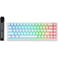 MCHOSE Ace68 E-sport - Wit Topographic 65% Hall Effect Uranus Magnetische Switch eSports 8K Hz RGB Hotswap Mechanisch Gaming Toetsenbord (MC-Ace68-16)