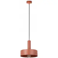 Sigma Hanglamp Vitrum round, dimbaar, rood, Woon-/ Eetkamer, metaal, Modern, hanglamp