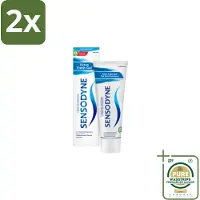 Sensodyne Tandpasta Extra Fresh Gel 75 ml - Voordeelverpakking - 2 stuks - Tandpasta - Frisheid