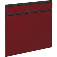 Vicco R-Line Keukenfront – 79.2 x 70.8 cm meubelfront voor de onderkast met lades Rood
