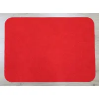 Prima 2x - - Budget - Badmat - WC mat - Lola - rood - antislip - 50x70cm