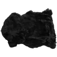 Kare design Schapenleer Heidi 85x60cm zwart