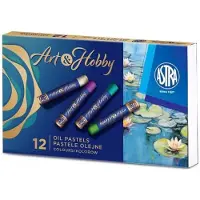 Astra oliepastels - 12 levendige kleuren