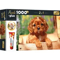Trefl Puzzel Little Puppy 1000 stukjes + Lijm