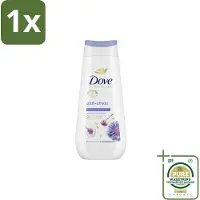 Dove 1 x – Douchecrème – Anti-Stress – 225 ml- Douchecrème Anti-stress - Ontspannende Douche - Droge Huid Verzorging - Blauwe Kamille - Havermelk