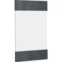 Vicco R-Line Keukenfront – 39.6 x 59 cm meubelfront voor de glazen hangkast Zwart beton