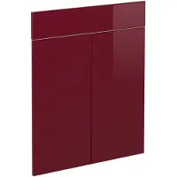 Vicco R-Line Keukenfront – 59.6 x 70.8 cm meubelfront voor de lade-onderkast Rode hoogglans