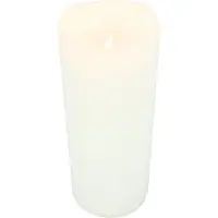 Metz Stompkaars Ø10CM LED ro L wit-L10B10H25CM met timer