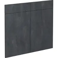 Vicco R-Line Keukenfront – 79.2 x 70.8 cm meubelfront voor de onderkast met lades Zwart beton