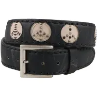 Sendra boots Sendra leren riem 1078 zwart
