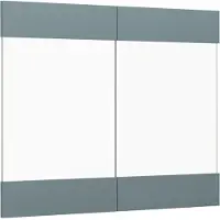 Vicco R-Line Keukenfront – 79.2 x 59 cm meubelfront voor de glazen hangkast Blauw-grijs