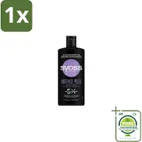 Syoss 1 x – Shampoo – Intense Plex – 440 ml - Haarversterking - Haarherstel - Keratine Shampoo - Beschadigd Haar - Chemisch Behandeld Haar