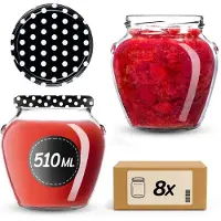 Kadax Pot Amphora fi82 510ml + deksel wz3 Erwten