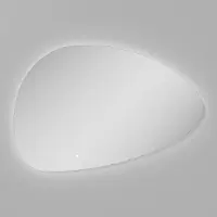 Luca Varess Organic organische badkamerspiegel 120 cm met spiegelverlichting en anti-damp