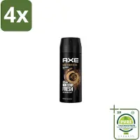 Axe – Deodorant Spray – Dark Temptation – 150 ml - Voordeelverpakking - 4 stuks - Deodorant voor mannen - Warme geur