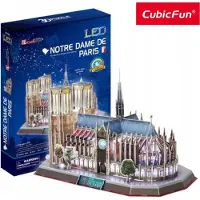 Cubicfun 3D LED-puzzel Kathedraal Notre Dame Parijs (149 Stukjes)