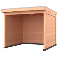 Westwood Douglas overkapping, 300 x 350, met achterwand en twee zijwanden, Comfort Plus