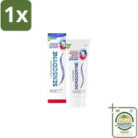 Sensodyne 1 x – Tandpasta – Gevoeligheid & Tandvlees – 75 ml- Gevoelige Tanden - Tandvleesbescherming - Tandgevoeligheid - Tandplak - Gaatjes