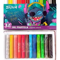 COLORINO Disney Stitch Oliepastels 12 Kleuren
