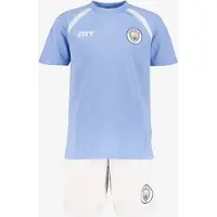 Scapino Manchester City tweedelige kinder sport set blauw wit maat 116/122