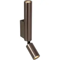 Lucide OTIMO - Wandspot / Wandlamp - 2xGU10 - Koffie | Essential