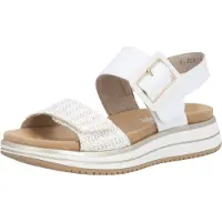 Remonte Sandalen met riem beige / wit