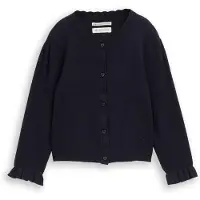 Tom Tailor Gebreid vest donkerblauw