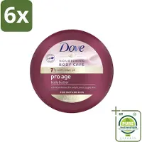 Dove – Bodycrème – Pro Age – 250 ml - Voordeelverpakking - 6 stuks - Huidverzorging - Anti-ouderdom