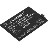 123accu OnePlus BLP899 accu (2400 mAh, huismerk)