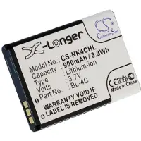 123accu Explay BK-4C / BL-4C / BP-121 accu (900 mAh, huismerk)