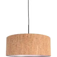 Steinhauer Sparkled Light 4337ZW hanglamp – zwart met natuurlijke kurken kap