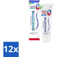 Sensodyne – Tandpasta – Gevoeligheid & Tandvlees – 75 ml - Voordeelverpakking - 12 stuks