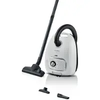 Bosch BGB41WH1, 600 W, Cilindervormig, Droogzuiger, Stofzuigerzak, 4 liter, Microfilter